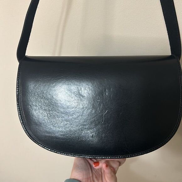 Vintage Genuine Leather Saddle Crossbody Horse Stirrup Brass ~Equestrian Gear - Picture 4 of 11